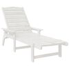 vidaXL Έπιπλα Χαλάρωσης Κήπου 3 pcs Λευκό 38 x 38 x 46cm Πολυαιθυλένιο