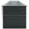 vidaXL Ζαρντινιέρα Υπερυψωμένη Ανθρακί 480x80x77 εκ. Γαλβαν. Χάλυβας