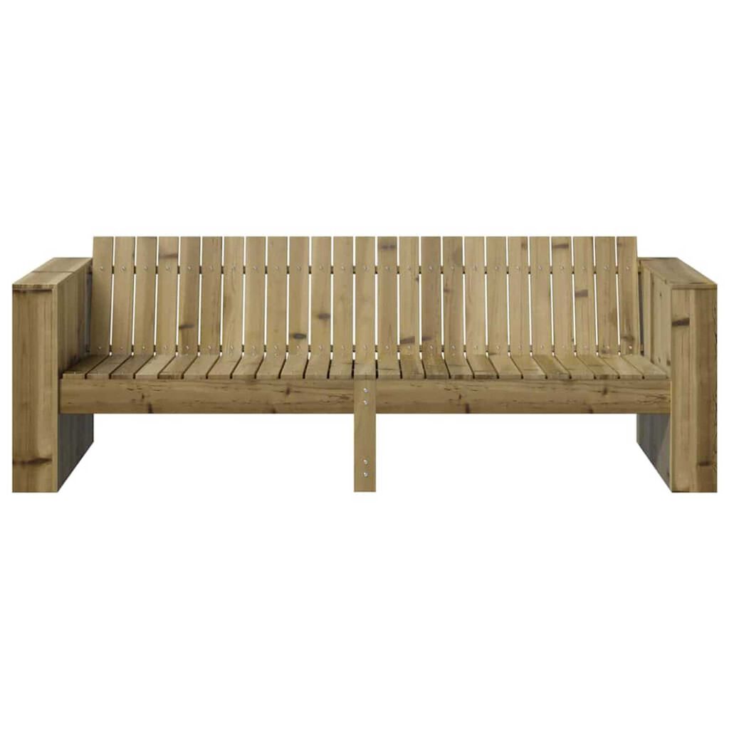 vidaXL Καναπές Κήπου Πράσινο 185.5 x 60 x 62 εκ.