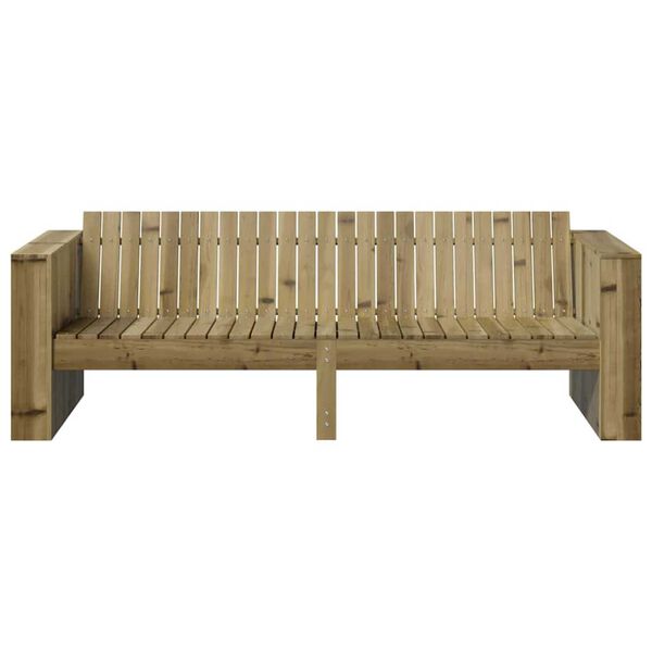vidaXL Καναπές Κήπου Πράσινο 185.5 x 60 x 62 εκ.