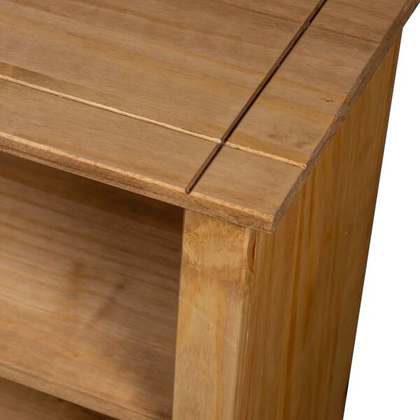 vidaXL Βιβλιοθήκη 80 x 35 x 110 εκ. Μασίφ Ξύλο Πεύκου Σειρά Panama
