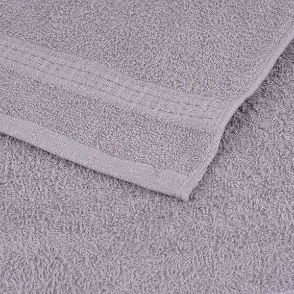vidaXL Πετσέτες μπάνιου 4 Τεμ Γκρι 100x150 εκ. 360 γρ/μ² 100% Βαμβ.