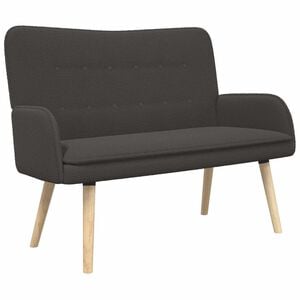 vidaXL &Kappa;&alpha;&nu;&alpha;&pi;έ&sigmaf; 2 &alpha;&tau;ό&mu;&omega;&nu; &Sigma;&kappa;&omicron;ύ&rho;&omicron; &Gamma;&kappa;&rho;&iota; 115 x 61 x 87 &epsilon;&kappa;. &Mu;&pi;&omicron;&upsilon;&kappa;&lambda;έ