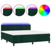 vidaXL &Kappa;&rho;&epsilon;&beta;ά&tau;&iota; Boxspring &mu;&epsilon; &Sigma;&tau;&rho;ώ&mu;&alpha; & LED &Sigma;&kappa;. &Pi;&rho;ά&sigma;&iota;&nu;&omicron; 180x200&epsilon;&kappa; &Beta;&epsilon;&lambda;&omicron;ύ&delta;&omicron;