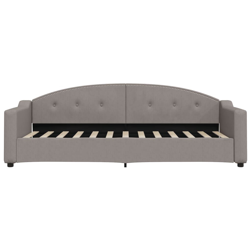 vidaXL Καναπές Κρεβάτι Συρόμενος Taupe 80 x 200 εκ. Υφασμάτινος