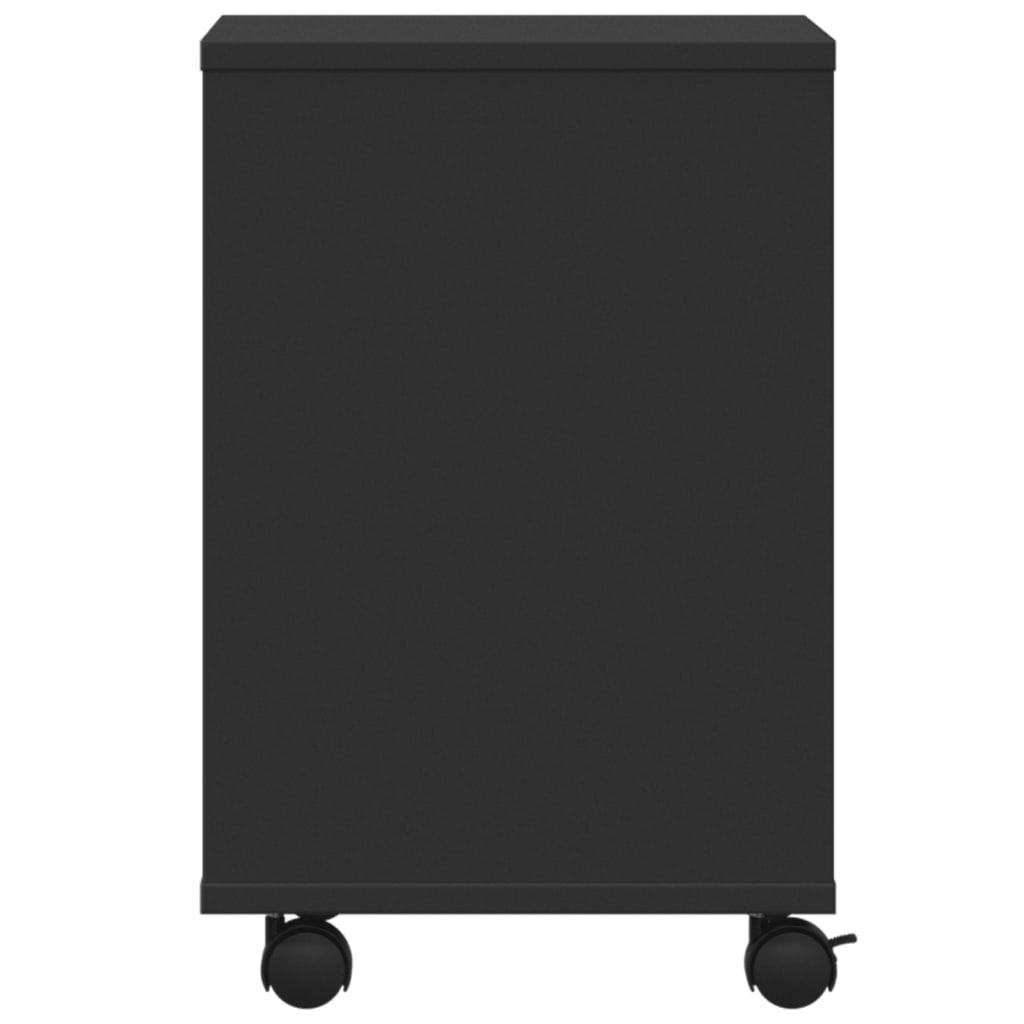 vidaXL Βάση Εκτυπωτή με Ρόδες Μαύρο 41 x 32 x 48 εκ.