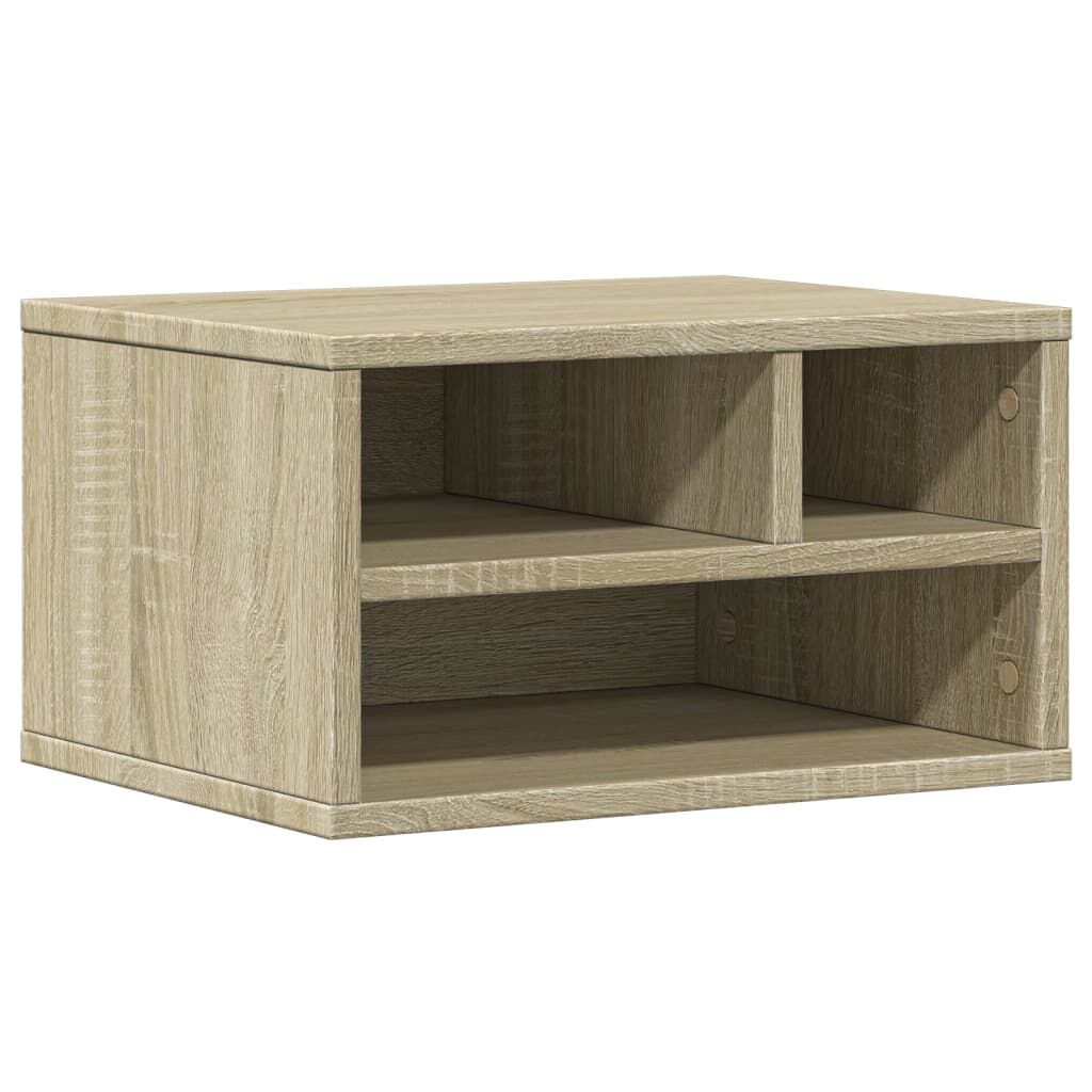 vidaXL Βάση Εκτυπωτή Sonoma Δρυς 40x32x22,5 εκ. από Επεξεργασμένο Ξύλο