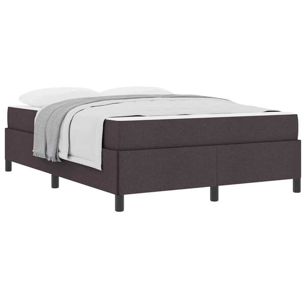 vidaXL Κρεβάτι με ελατήρια Καφέ 160 x 200 cm