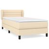 vidaXL &Kappa;&rho;&epsilon;&beta;ά&tau;&iota; Boxspring &mu;&epsilon; &Sigma;&tau;&rho;ώ&mu;&alpha; &Kappa;&rho;&epsilon;&mu; 80 x 200 &epsilon;&kappa;. &Upsilon;&phi;&alpha;&sigma;&mu;ά&tau;&iota;&nu;&omicron;