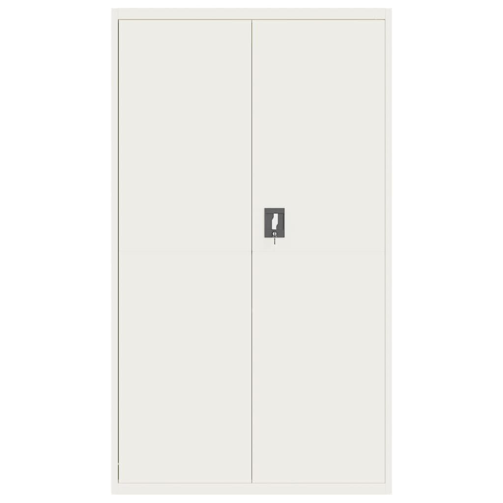 vidaXL Αρχειοθήκη Λευκή 105 x 40 x 180 εκ. Ατσάλινη