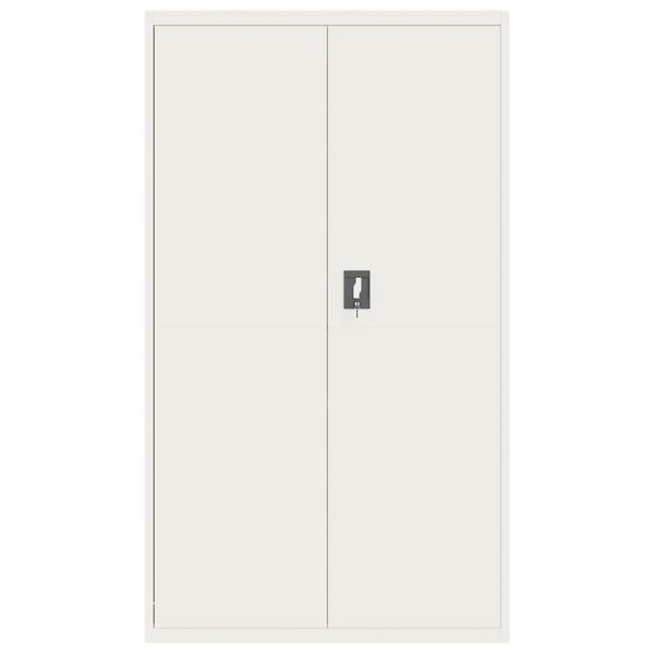 vidaXL Αρχειοθήκη Λευκή 105 x 40 x 180 εκ. Ατσάλινη