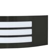 vidaXL Εξωτερικά Φωτιστικά Τοίχου 2 pcs Μαύρο 32 x 10 x 10 εκ