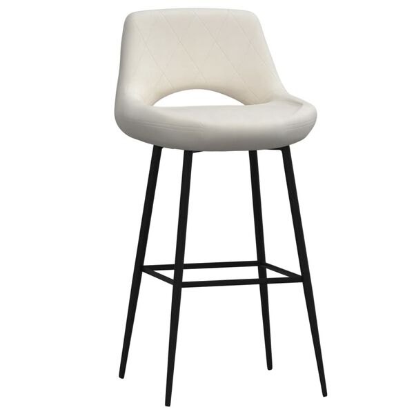 vidaXL &Sigma;&kappa;&alpha;&mu;&pi;ό &Mu;&pi;&alpha;&rho; 2 &tau;&epsilon;&mu;. &Kappa;&rho;&epsilon;&mu; &Beta;&epsilon;&lambda;&omicron;ύ&delta;&iota;&nu;&alpha;