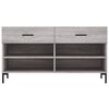 vidaXL Παπουτσοθήκη Γκρι Sonoma 102x35x55 εκ. από Επεξεργασμένο Ξύλο