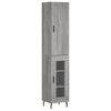 vidaXL &Mu;&pi;&omicron;&upsilon;&phi;έ&sigmaf; Sonoma &Gamma;&kappa;&rho;&iota; 34,5 x 34 x 180 &epsilon;&kappa;. &alpha;&pi;ό &Epsilon;&pi;&epsilon;&xi;&epsilon;&rho;&gamma;&alpha;&sigma;&mu;έ&nu;&omicron; &Xi;ύ&lambda;&omicron;