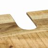 vidaXL Σετ Επίπλων Μπάνιου Επιτοίχιο 4 pcs Καφέ Στερεό ξύλο μάνγκο