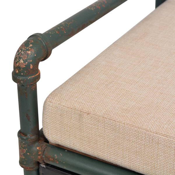 vidaXL Πάγκος Αποθήκευσης 107,5 x 34,5 x 59 εκ. με Μαξιλάρι
