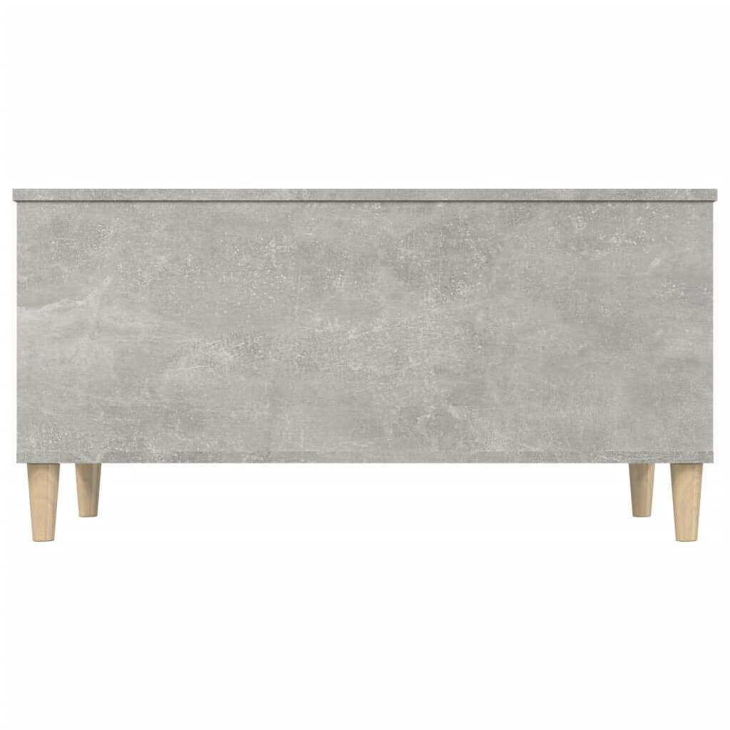 vidaXL Τραπεζάκι Σαλονιού Γκρι Σκυροδ. 90x44,5x45 εκ. Επεξεργ. Ξύλο