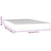 vidaXL Στρώμα με Pocket Springs Ανοιχτό Γκρι 120x220x20 εκ. Βελούδινο