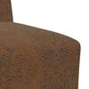vidaXL Μοναδικός Καναπές χωρίς Χερούλια 2 pcs Καφέ 55 x 74 x 82 εκ.