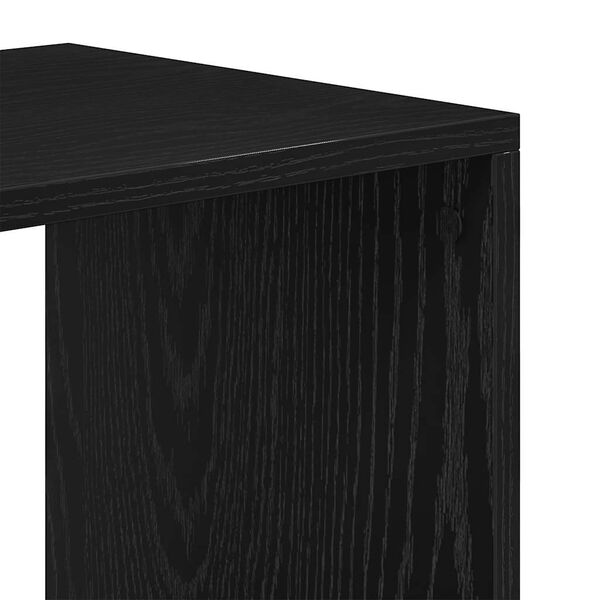 vidaXL Βιβλιοθήκη Μαύρη 66x31x112 εκ. από Επεξεργασμένο Ξύλο