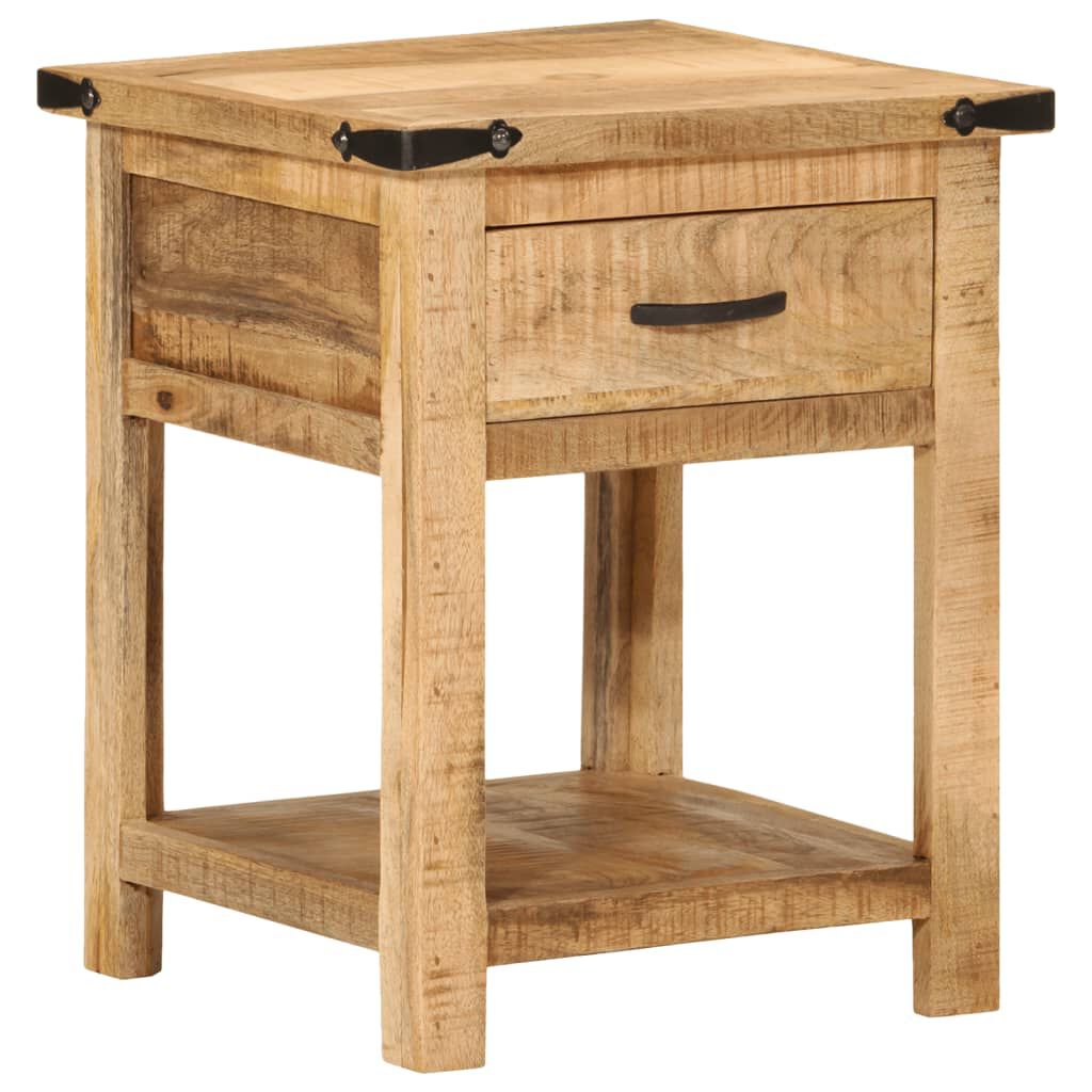 vidaXL Κομοδίνο 40 x 40 x 50 εκ. από Μασίφ Ξύλο Μάνγκο