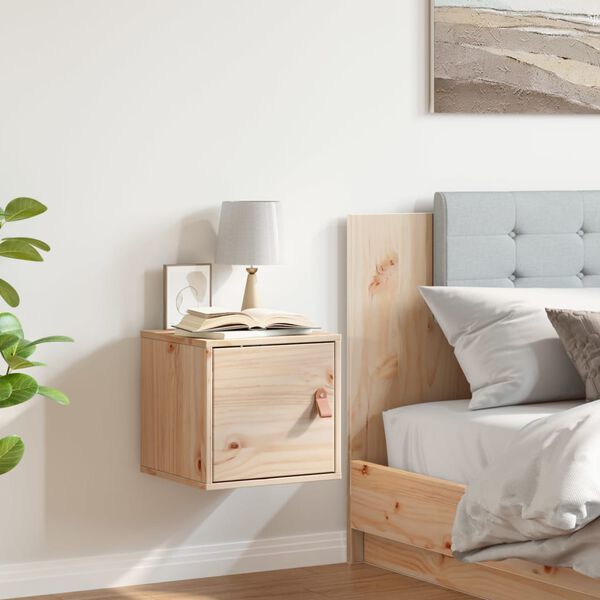 vidaXL Ντουλάπι Τοίχου 31,5x30x30 εκ. από Μασίφ Ξύλο Πεύκου