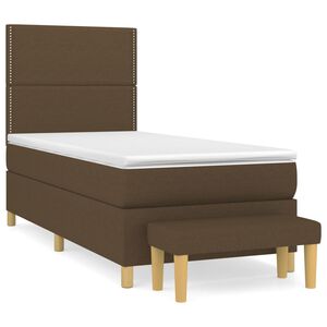 vidaXL &Kappa;&rho;&epsilon;&beta;ά&tau;&iota; Boxspring &mu;&epsilon; &Sigma;&tau;&rho;ώ&mu;&alpha; &Sigma;&kappa;&omicron;ύ&rho;&omicron; &Kappa;&alpha;&phi;έ 90x200 &epsilon;&kappa;. &Upsilon;&phi;&alpha;&sigma;&mu;ά&tau;&iota;&nu;&omicron;
