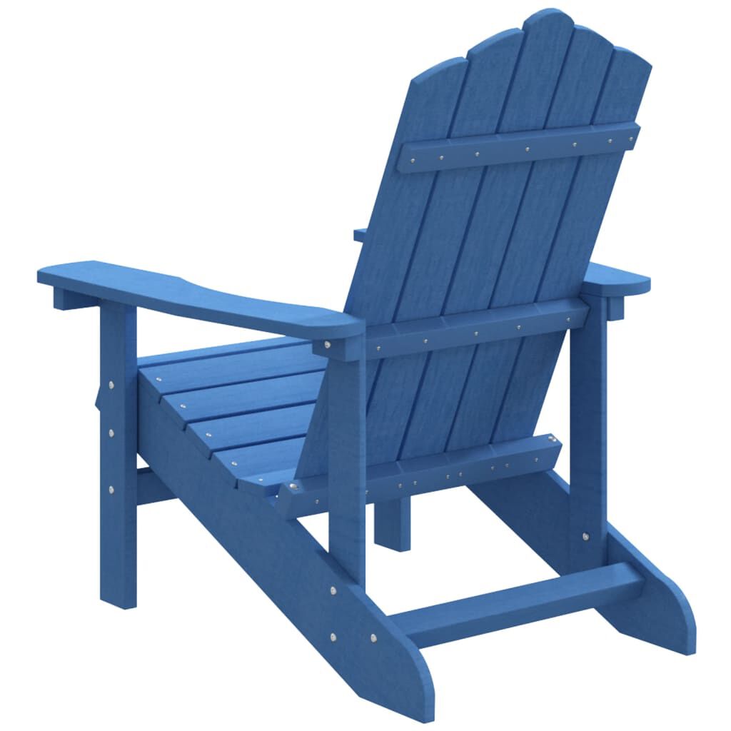vidaXL Καρέκλα Κήπου Adirondack Θαλασσί από HDPE