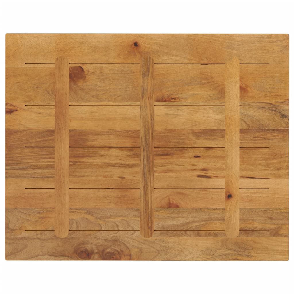 vidaXL Επιφάνεια Τραπεζιού Ορθογώνια 90x80x3,8 εκ. Μασίφ Ξύλο Μάνγκο