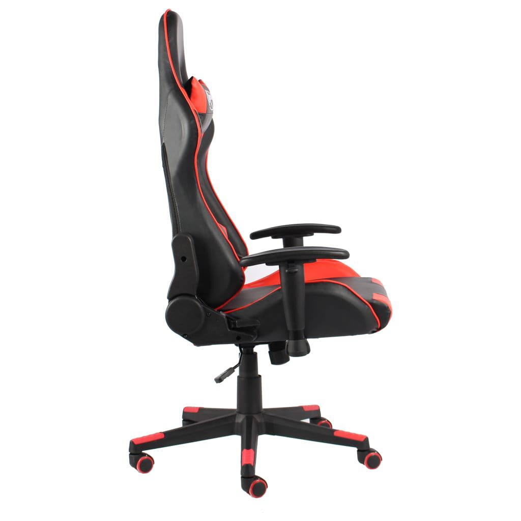 vidaXL Καρέκλα Gaming Περιστρεφόμενη Κόκκινη PVC