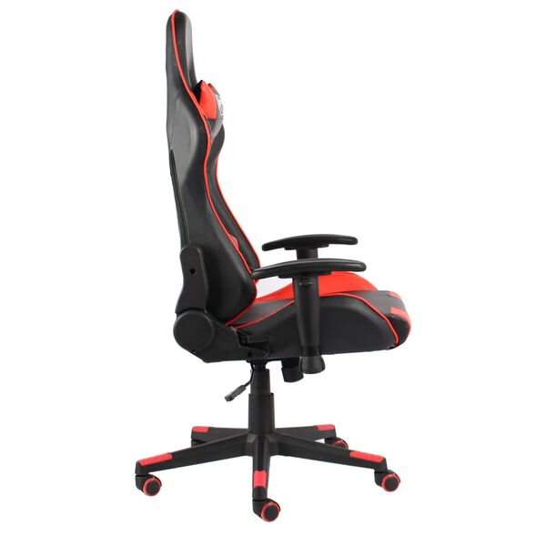 vidaXL Καρέκλα Gaming Περιστρεφόμενη Κόκκινη PVC