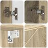 vidaXL Σετ Επίπλων Μπάνιου με ράφι 4 pcs Sonoma Δρυς 30 x 35 x 192 εκ.