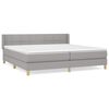 vidaXL &Kappa;&rho;&epsilon;&beta;ά&tau;&iota; Boxspring &mu;&epsilon; &Sigma;&tau;&rho;ώ&mu;&alpha; &Alpha;&nu;&omicron;&iota;&chi;&tau;ό &Gamma;&kappa;&rho;&iota; 200x200 &epsilon;&kappa;. &Upsilon;&phi;&alpha;&sigma;&mu;ά&tau;&iota;&nu;&omicron;