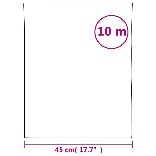 vidaXL Μεμβράνη Παραθύρου Ματ Γκρι 45x1000 εκ. PVC