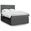 vidaXL &Kappa;&rho;&epsilon;&beta;ά&tau;&iota; Boxspring &mu;&epsilon; &Sigma;&tau;&rho;ώ&mu;&alpha; &Sigma;&kappa;&omicron;ύ&rho;&omicron; &Gamma;&kappa;&rho;&iota; 140x190 &epsilon;&kappa;. &Upsilon;&phi;&alpha;&sigma;&mu;ά&tau;&iota;&nu;&omicron;