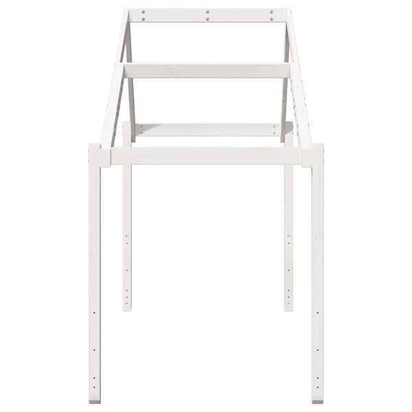 vidaXL Οροφή Κρεβατιού Παιδική Λευκό 213x95,5x144,5εκ. Ξύλο Πεύκου