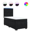 vidaXL &Kappa;&rho;&epsilon;&beta;ά&tau;&iota; Boxspring &mu;&epsilon; &Sigma;&tau;&rho;ώ&mu;&alpha; &Mu;&alpha;ύ&rho;&omicron; 90x190 &epsilon;&kappa;. &Beta;&epsilon;&lambda;&omicron;ύ&delta;&iota;&nu;&omicron;