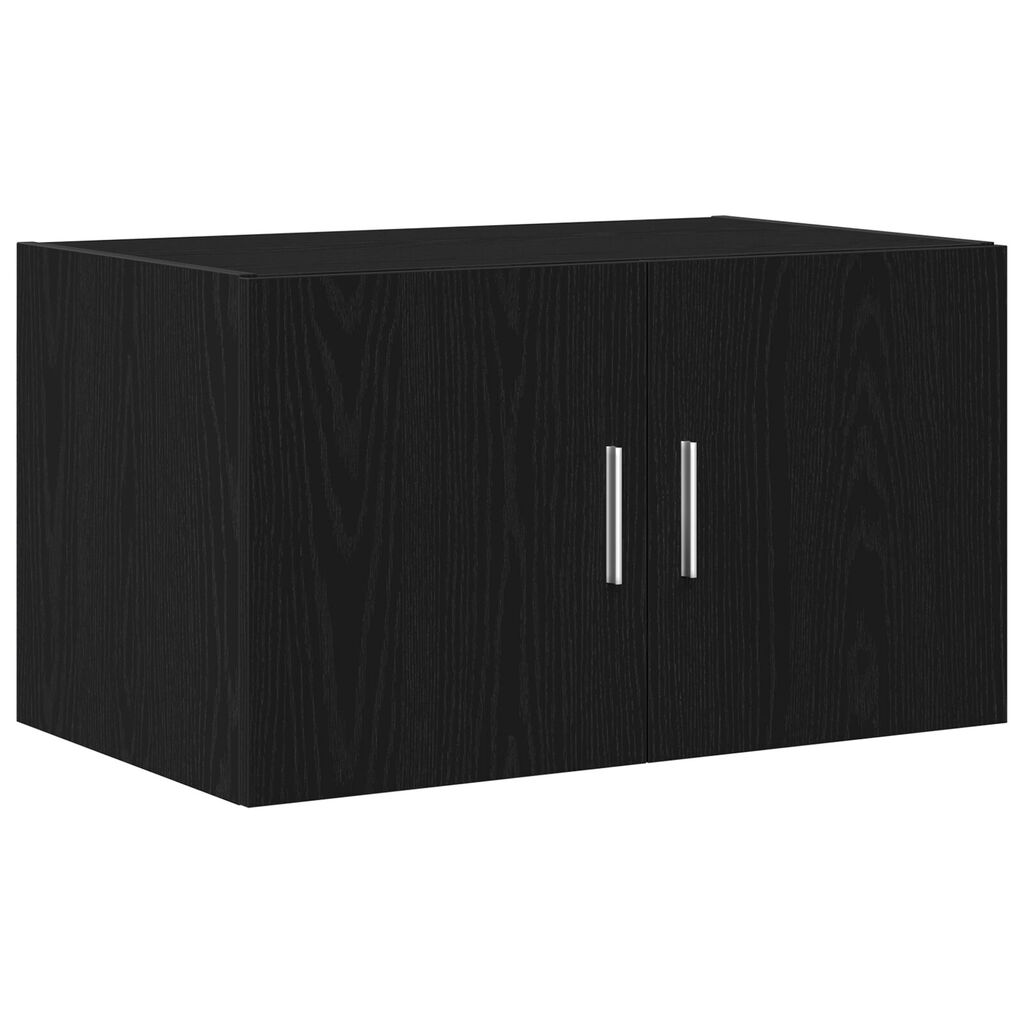 vidaXL Ντουλάπι Τοίχου Μαύρο Δρυς 70x42,5x40 εκ Επεξεργασμένο Ξύλο