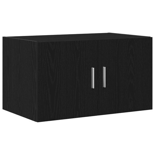 vidaXL Ντουλάπα Τοίχου Επιτοίχιο Μαύρη δρυς 70 x 42.5 x 40 εκ.