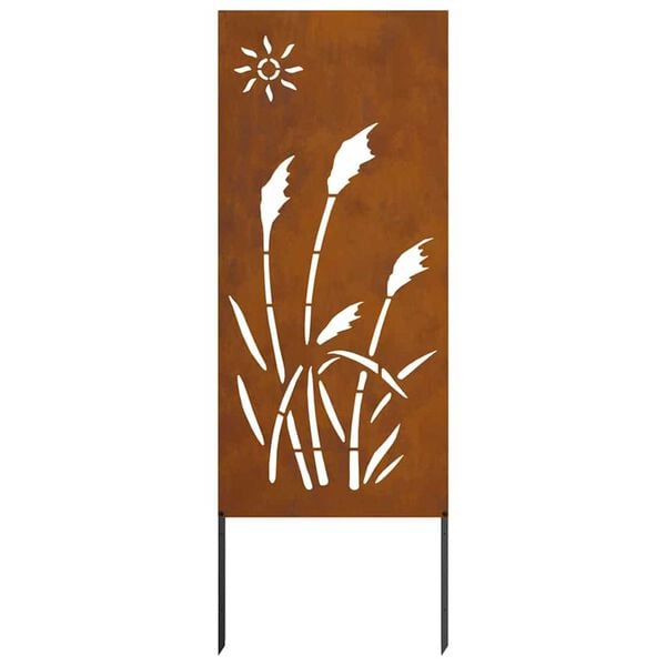 vidaXL Οθόνη Ιδιωτικότητας Κήπου Σκ rusty 50 x 140 εκ