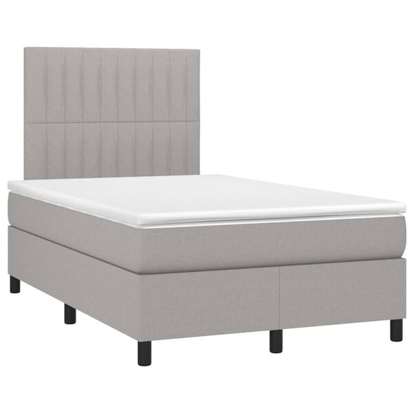 vidaXL &Kappa;&rho;&epsilon;&beta;ά&tau;&iota; Boxspring &mu;&epsilon; &Sigma;&tau;&rho;ώ&mu;&alpha; &Alpha;&nu;&omicron;&iota;&chi;&tau;ό &Gamma;&kappa;&rho;&iota; 120x200 &epsilon;&kappa;. &Upsilon;&phi;&alpha;&sigma;&mu;ά&tau;&iota;&nu;&omicron;