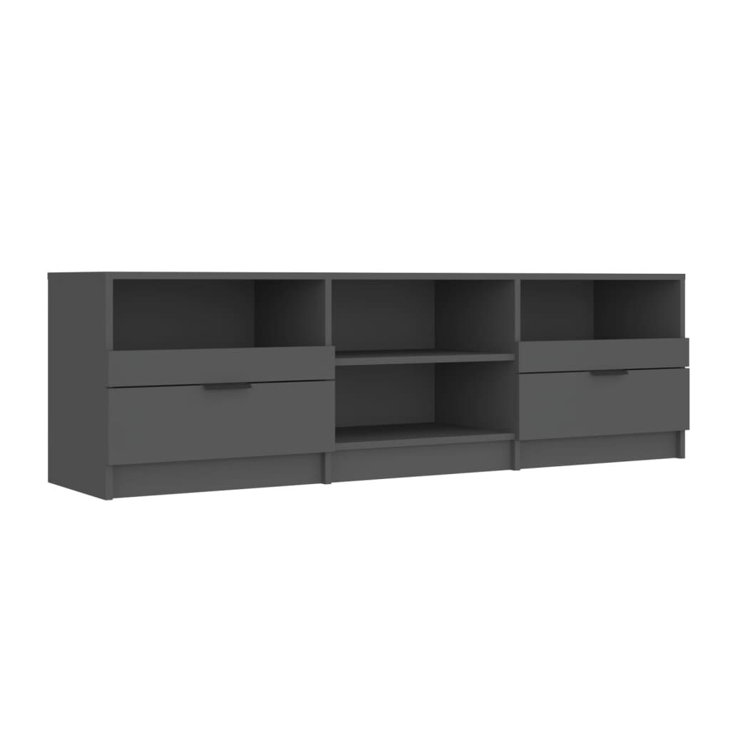 vidaXL Έπιπλο Τηλεόρασης Μαύρο 150x33,5x45 εκ. από Επεξεργασμένο Ξύλο