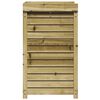 vidaXL Τραπέζι Κηπουρικής με Ράφια 82,5x50x86,5 εκ. Εμποτ. Ξύλο Πεύκου
