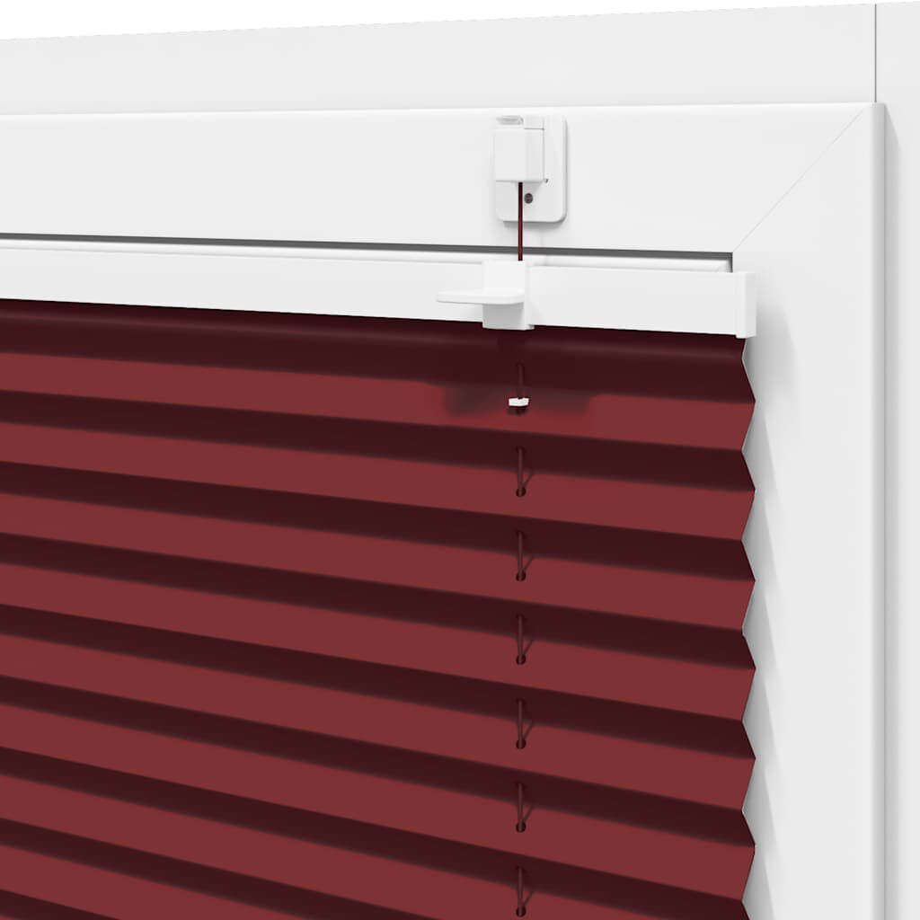 vidaXL Πλισέ περσίδα Μπορντό κόκκινο 70x150 cm Πλάτος υφάσματος