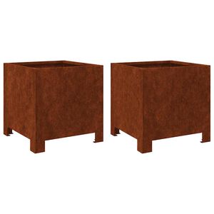vidaXL &Zeta;&alpha;&rho;&nu;&tau;&iota;&nu;&iota;έ&rho;&epsilon;&sigmaf; &Kappa;ή&pi;&omicron;&upsilon; 2 &tau;&epsilon;&mu;. 30x30x30&epsilon;&kappa; &Alpha;&tau;&sigma;ά&lambda;&iota; &sigma;&kappa;&lambda;&eta;&rho;&upsilon;&theta;έ&nu; &sigma;&tau;&omicron;&nu; &alpha;έ&rho;&alpha;