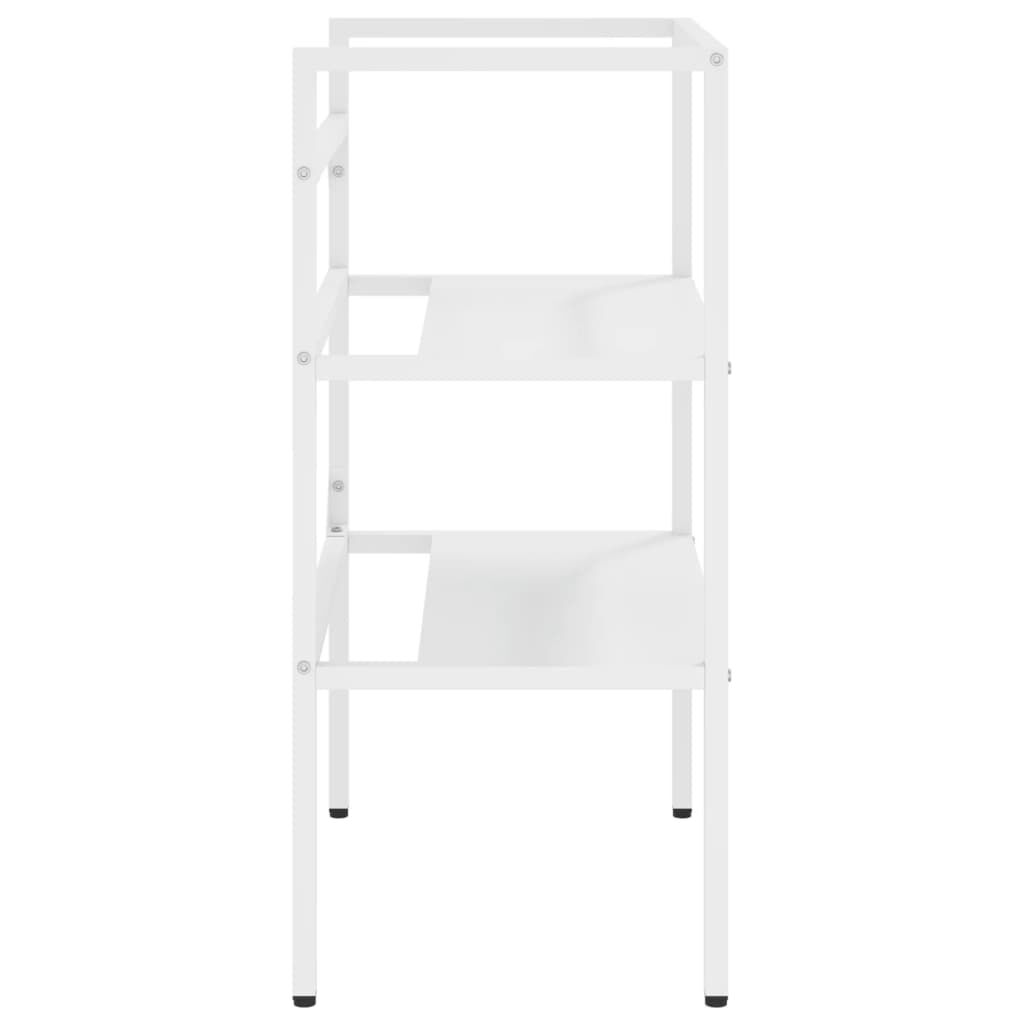 vidaXL Έπιπλο Μπάνιου Λευκό 59 x 38 x 83 εκ. Σιδερένιο