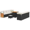 vidaXL &Sigma;&epsilon;&tau; &Kappa;&alpha;&nu;&alpha;&pi;έ &Kappa;ή&pi;&omicron;&upsilon; 12 pcs &Mu;&alpha;ύ&rho;&omicron; &kappa;&alpha;&iota; &Kappa;&rho;έ&mu;&alpha; &sigma;&upsilon;&nu;&theta;&epsilon;&tau;&iota;&kappa;ό &rho;&alpha;&tau;ά&nu;