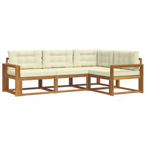 vidaXL &Sigma;&epsilon;&iota;&rho;ά &Kappa;&alpha;&nu;&alpha;&pi;έ &Epsilon;&xi;&omega;&tau;&epsilon;&rho;&iota;&kappa;&omicron;ύ &mu;&epsilon; &mu;&alpha;&xi;&iota;&lambda;ά&rho;&iota; 4 pcs &Phi;&upsilon;&sigma;&iota;&kappa;ό &kappa;&alpha;&iota; &Kappa;&rho;έ&mu;&alpha;