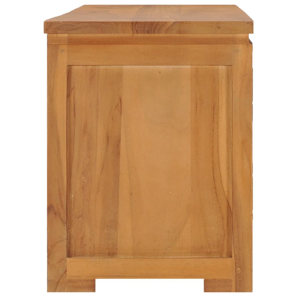 vidaXL Έπιπλο Τηλεόρασης 110 x 30 x 40 εκ. από Μασίφ Ξύλο Teak